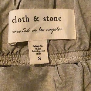 Cloth and Stone crop pants khaki szS pristine